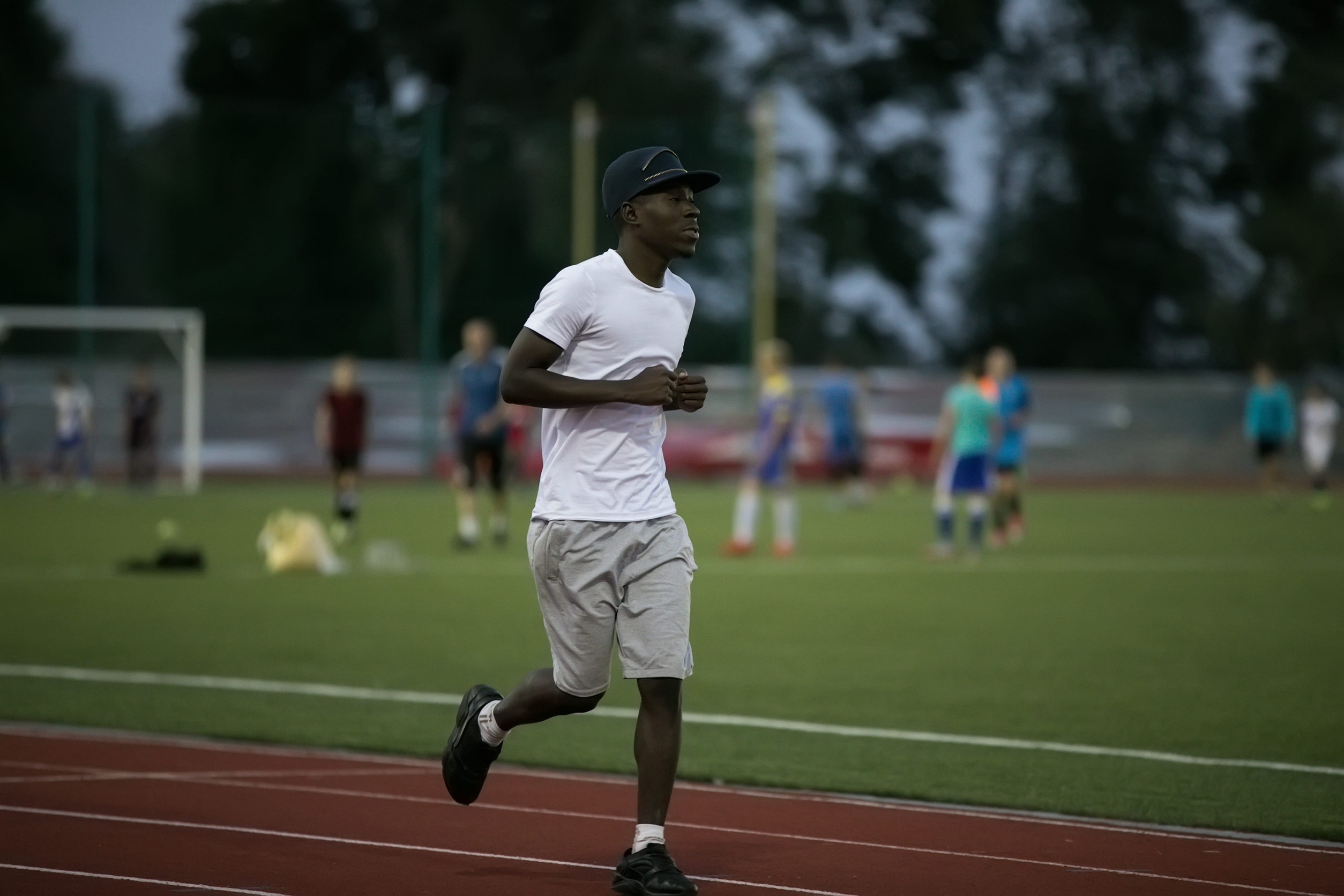 Athlete training on track in Ethiopia
