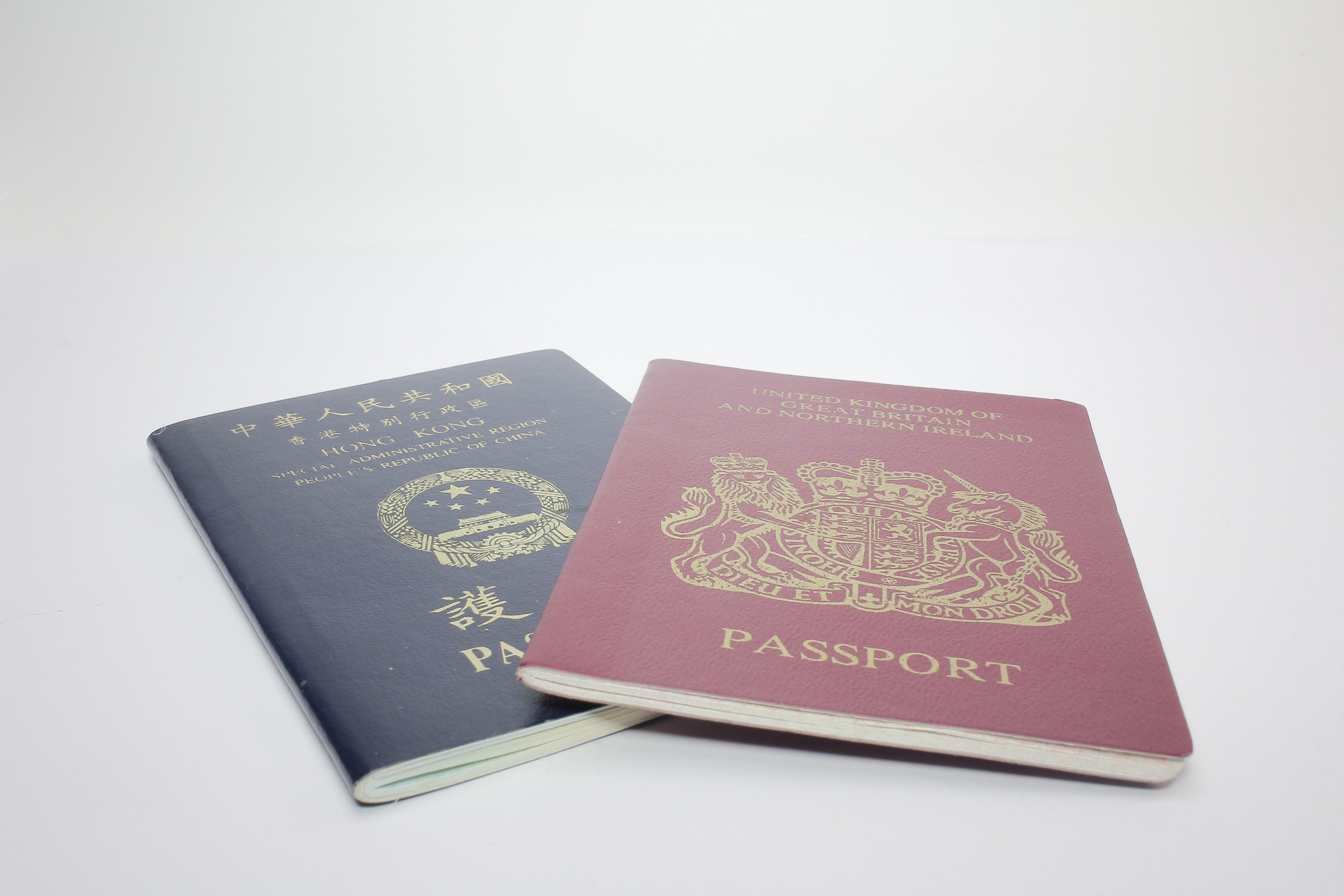 BNO- und SAR-Pass von Hongkong