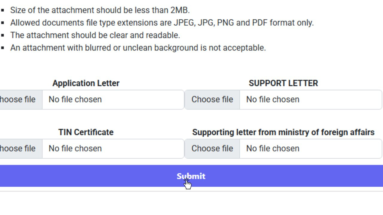 Double Check All Information Before Submitting