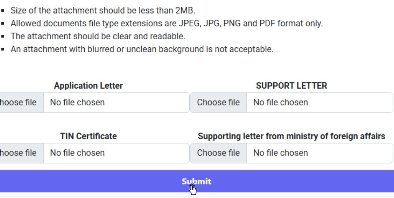 Vérifier deux fois toutes les informations avant de soumettre