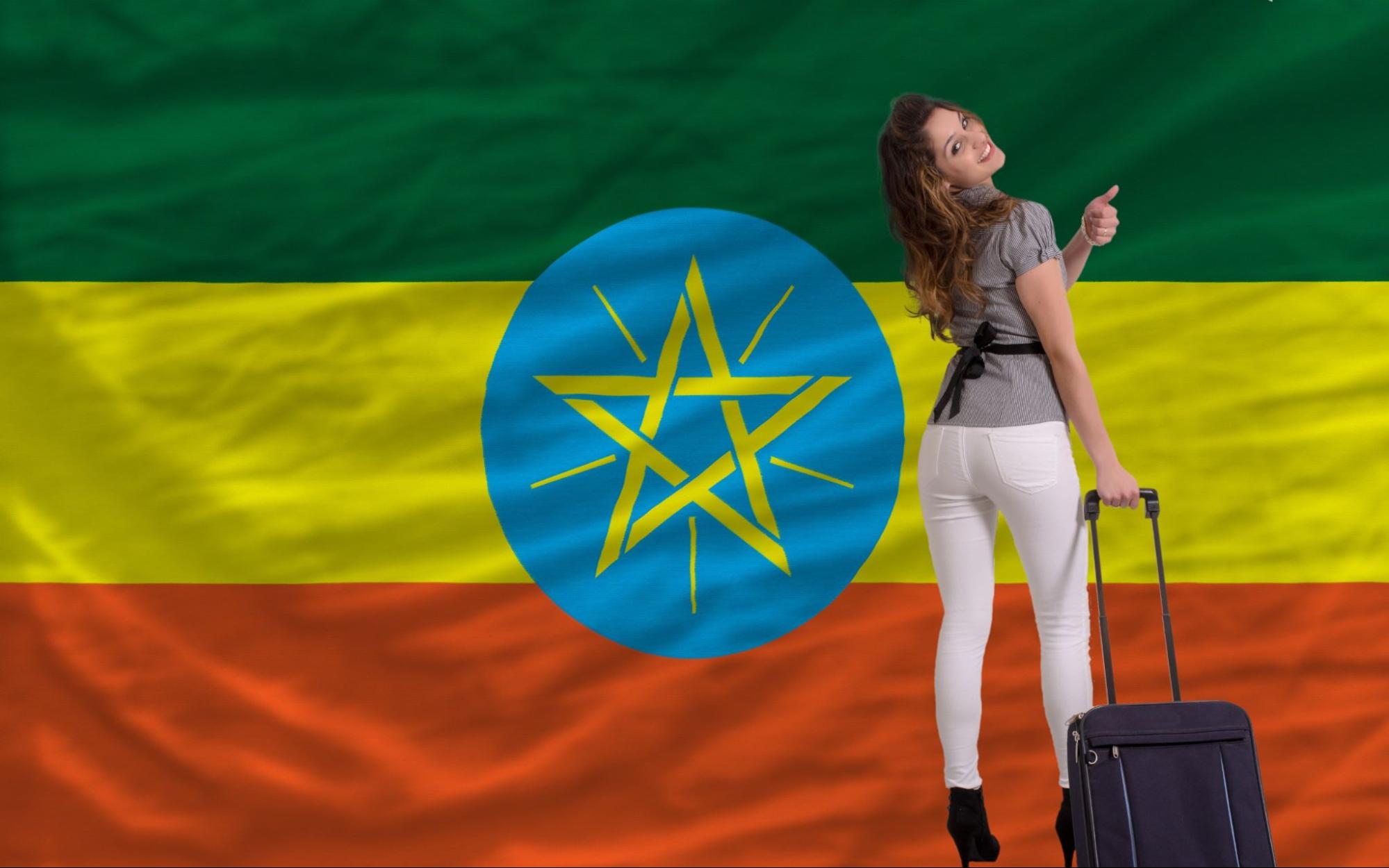 woman is traveling to ethiopia
