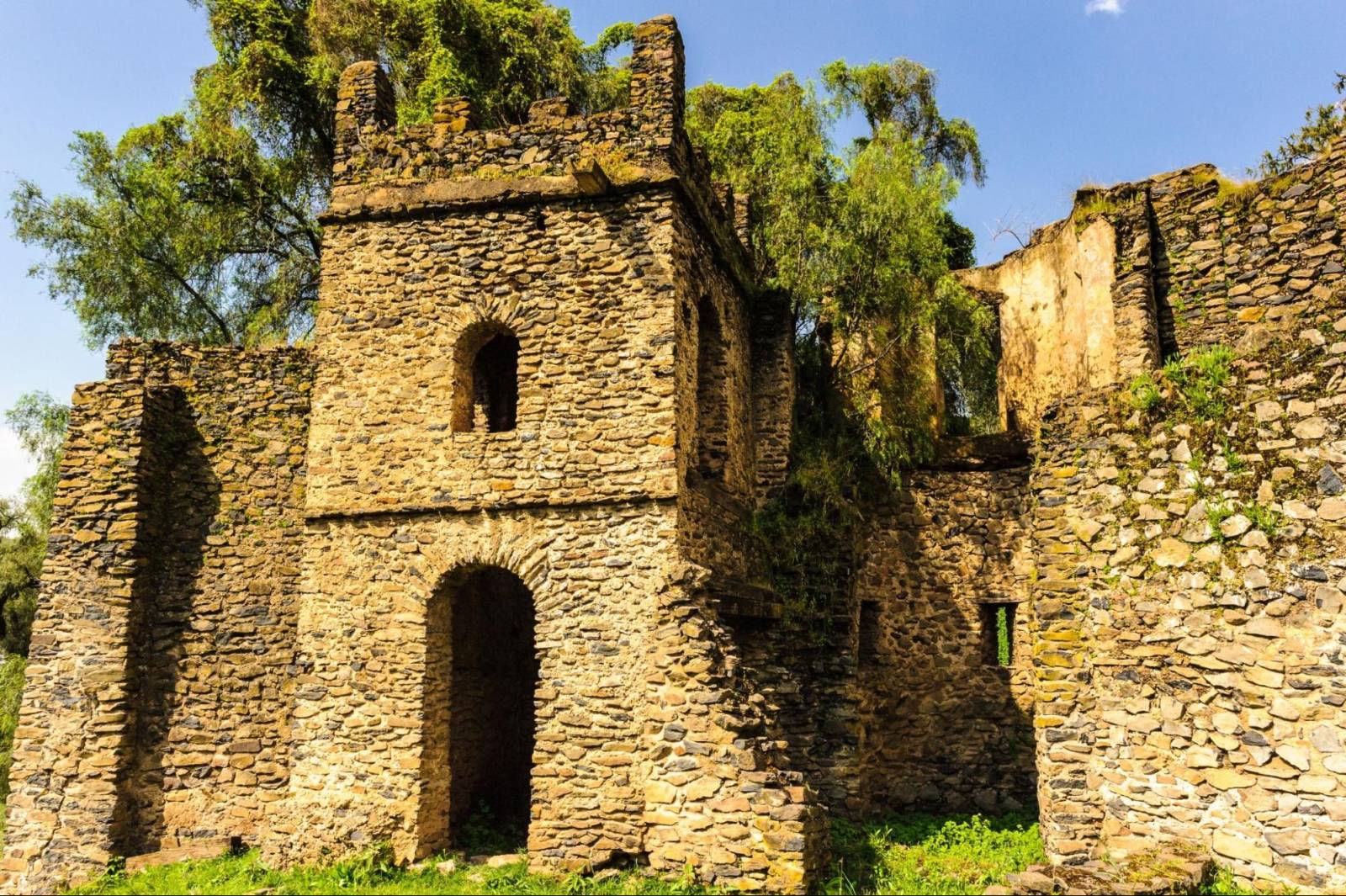 Fasilides Castle in Gondar, Ethiopia, Africa