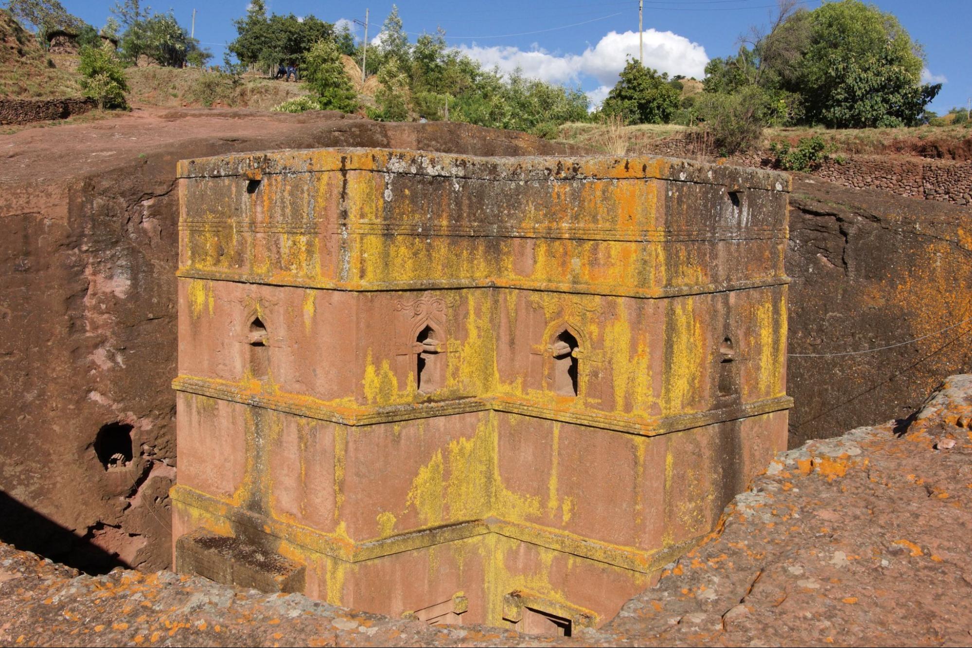 Monolithic church Saint George Lalibela Ethiopia Africa