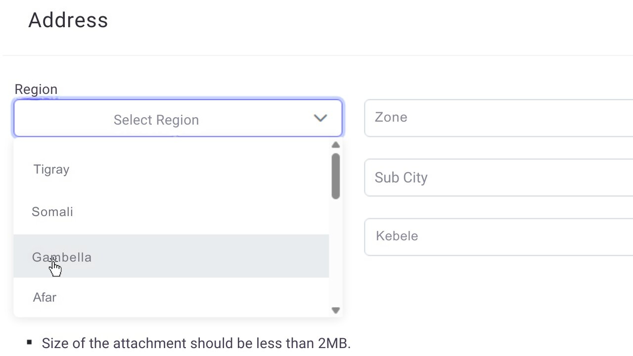 Submitting Address And Paperwork