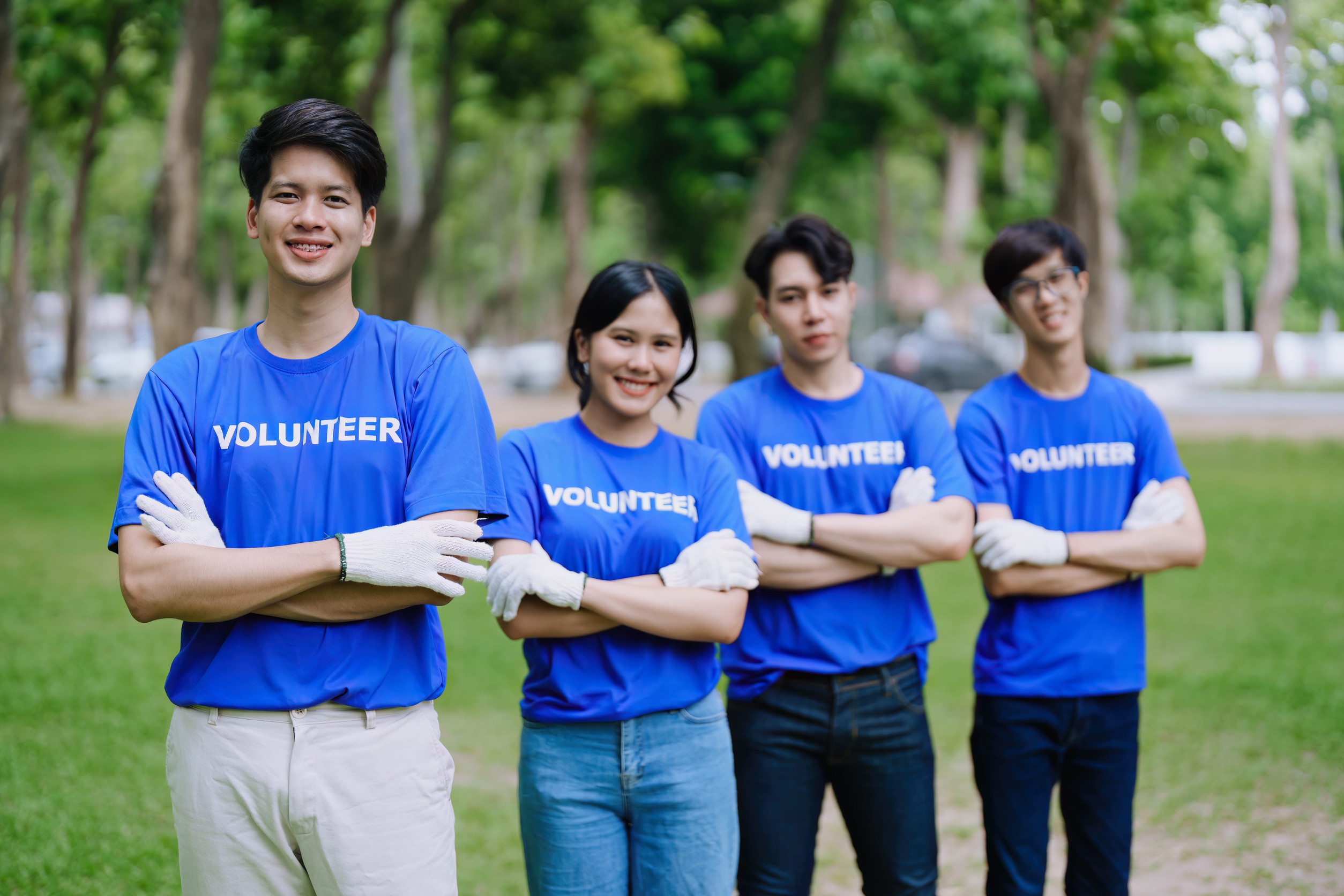 Volunteers working under the NGO Work eVisa